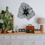 Wallity Azalea Metal Wall Clock APS039 70 - Negro